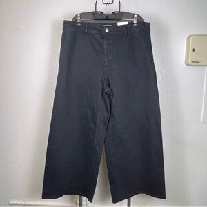 Universal Thread Black Wide-Leg High-Rise Ankle Pants Size 17